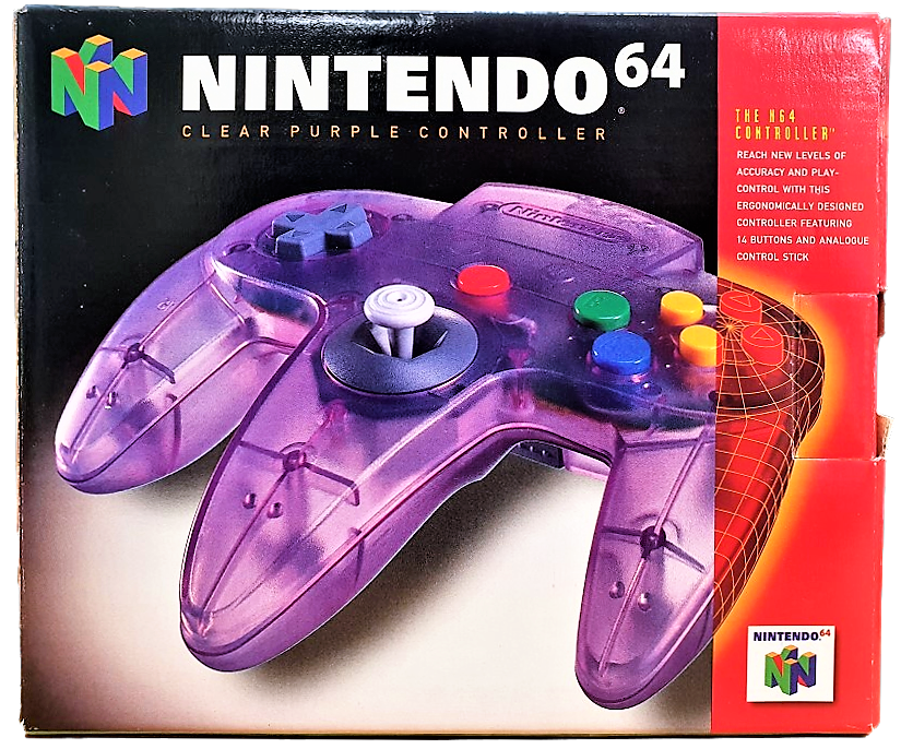 Nintendo 64 discount purple controller
