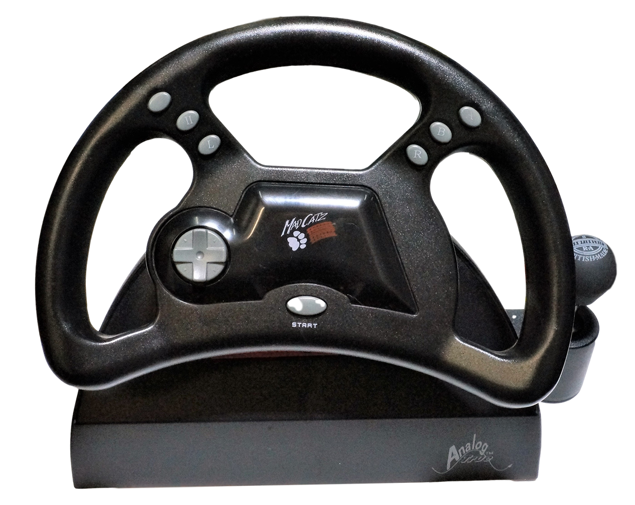 【⚡️MAD CATZ Analog Steering Wheel for PS】 NEW MAD CATZ ANALOG & DIGITAL PLAYSTATION 1 RACING WHEEL W