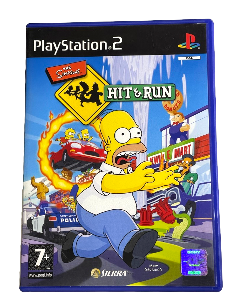 The Simpsons Hit and Run PS2 PAL Complete Pre Owned