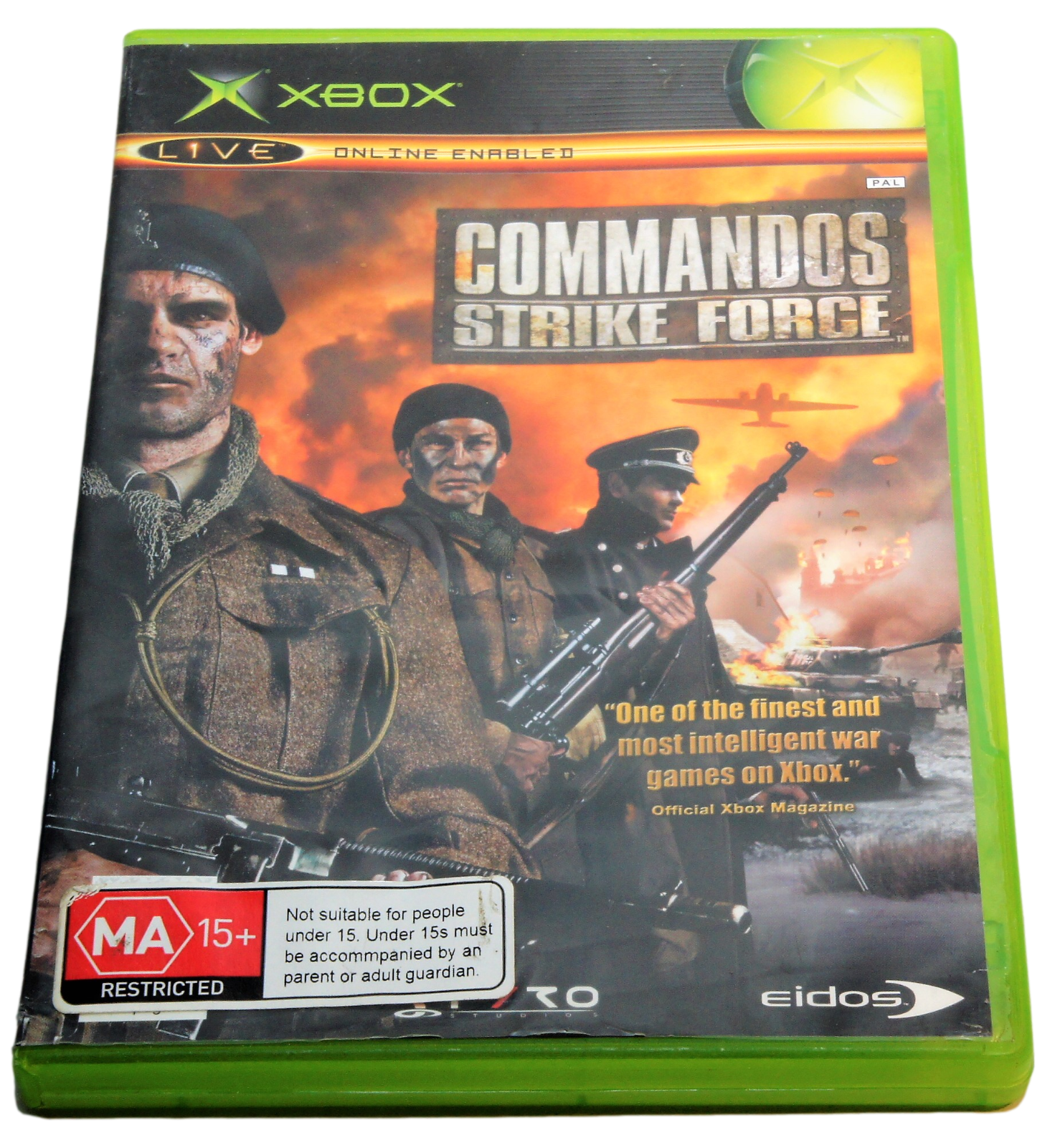 Commandos Strike Force XBOX Original PAL *No Manual* (Preowned)