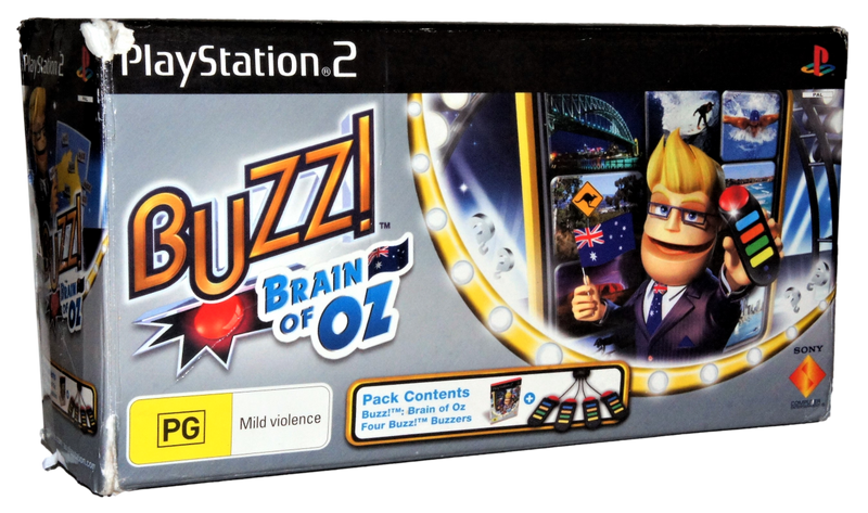 Buzz: Brain Of Oz + Buzzers PS2 PAL Boxed Playstation 2 (Preowned)