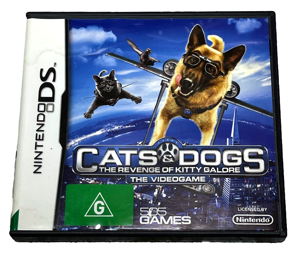 Cats & Dogs The Revenge of Kitty Galore Nintendo DS 3DS 2DS Game *Comp