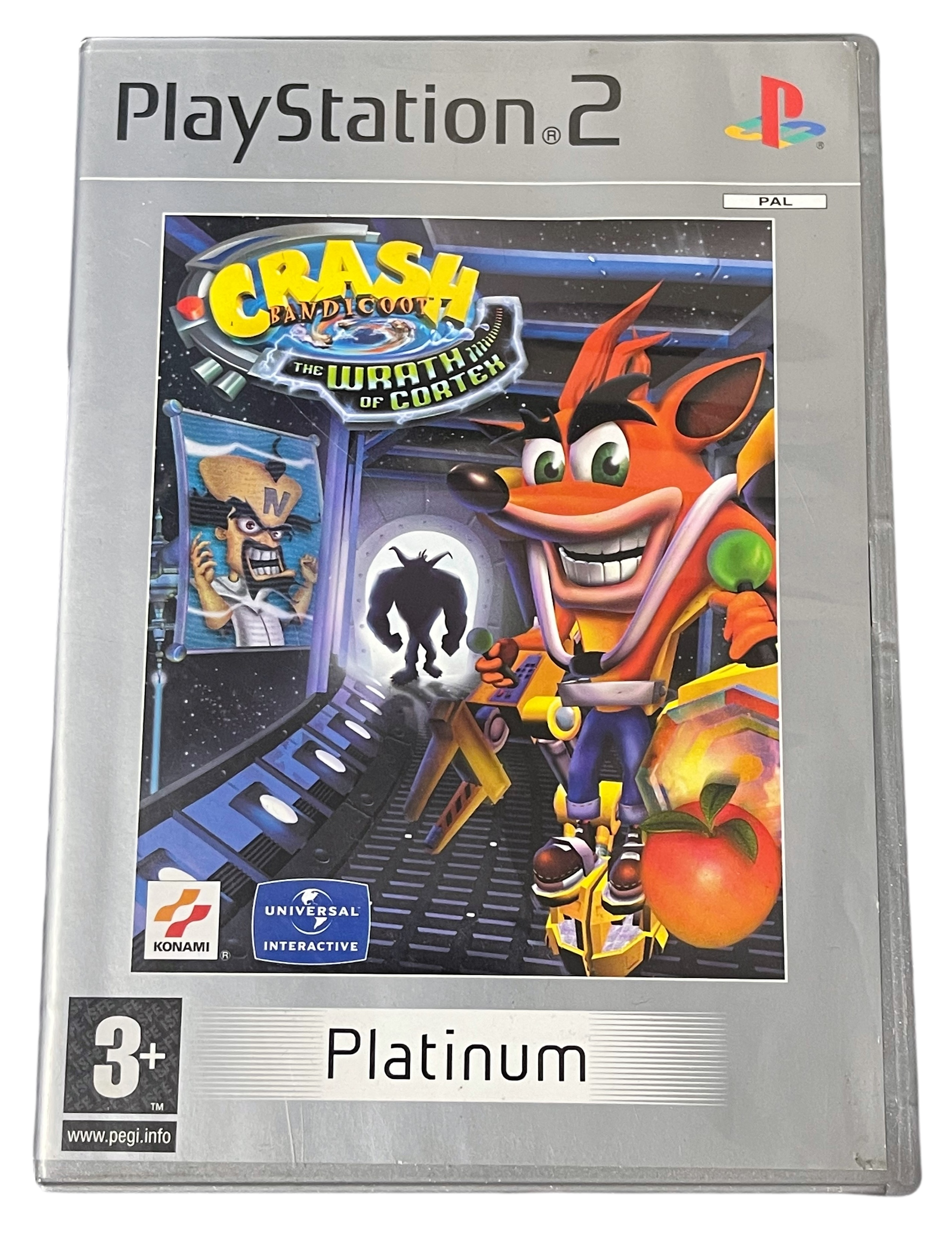 Crash Bandicoot The Wrath of Cortex PS2 (Platinum) PAL *Complete* (Pre