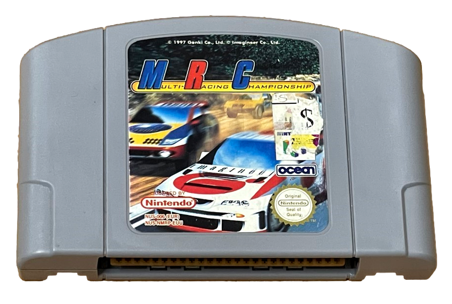 MRC Multi Racing Championship Nintendo 64 N64 PAL B Grade Cart 2 P