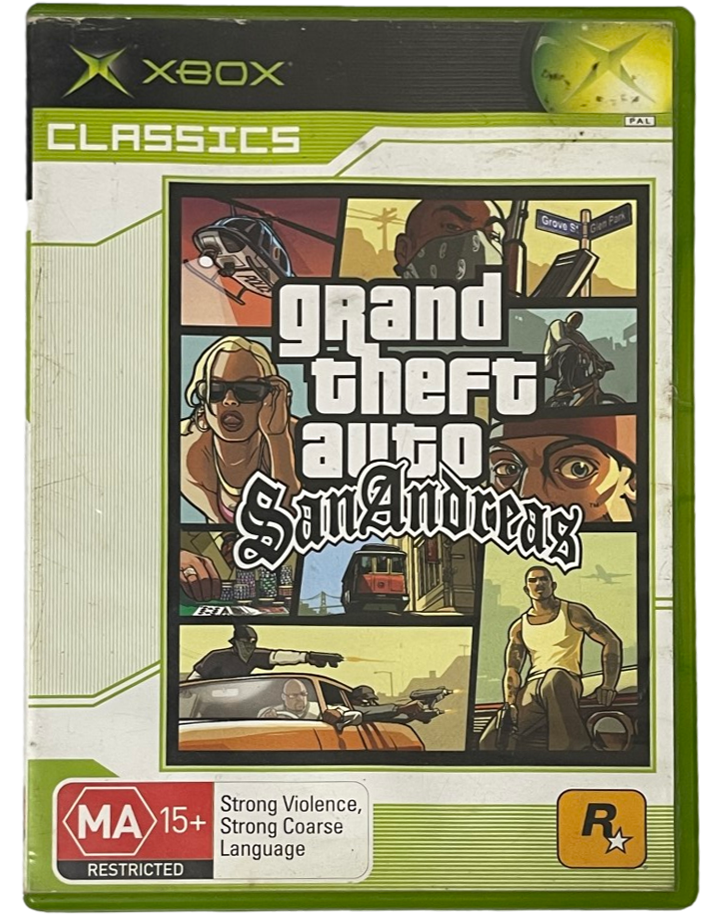 Gta san andreas outlet xbox original