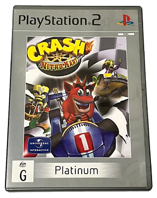 Crash Nitro Kart PS2 (Platinum) PAL "Crash Bandicoot" *No Manual*