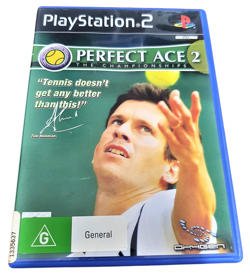 Perfect Ace 2: The Championships PS2 PAL *Complete* (Preowned)