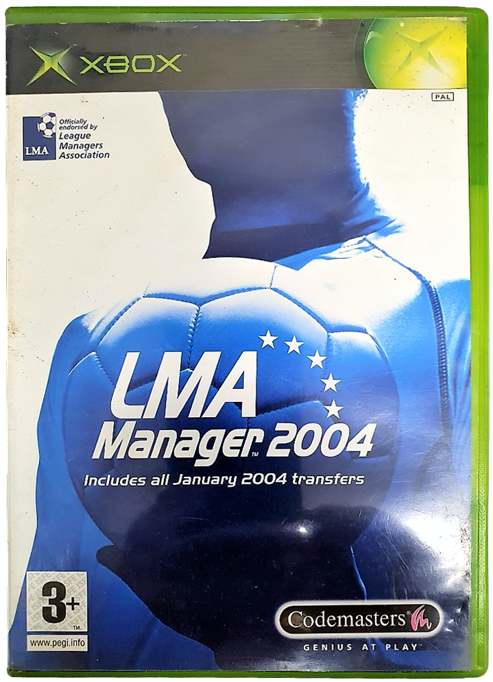 LMA Manager 2004 Original XBOX *Complete* (Pre-Owned)