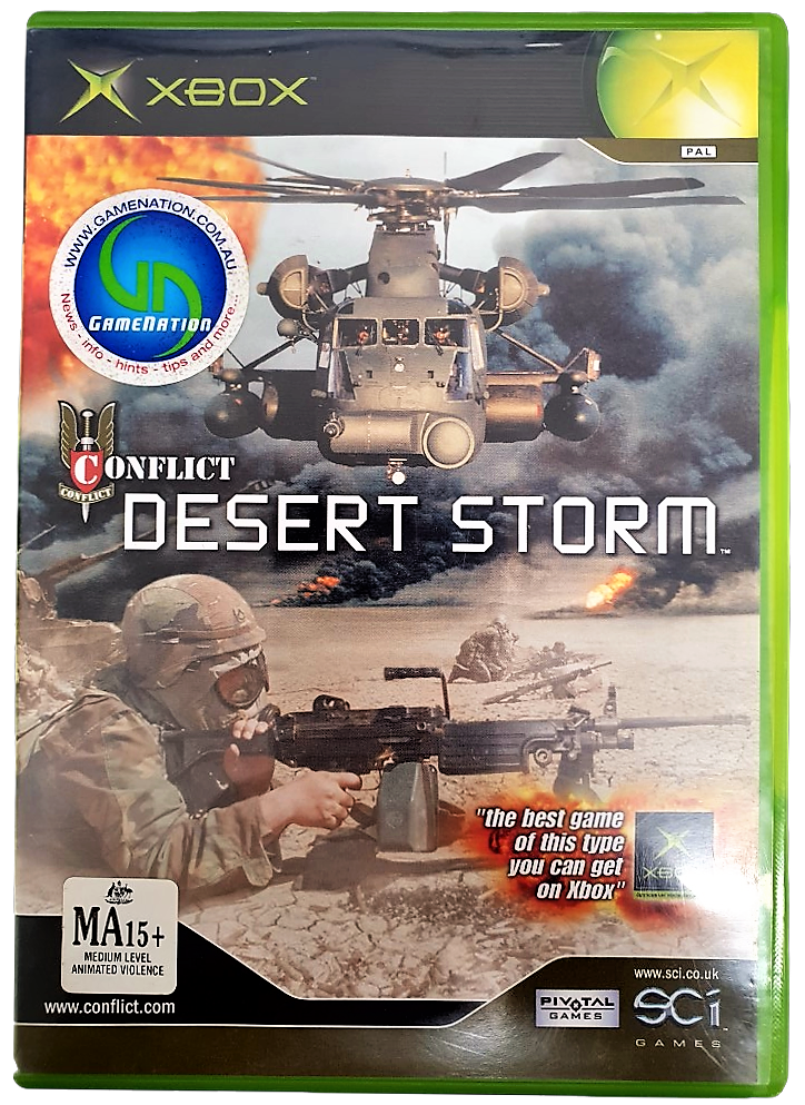 Conflict Desert Storm Xbox Original PAL *Complete* (Pre-Owned)