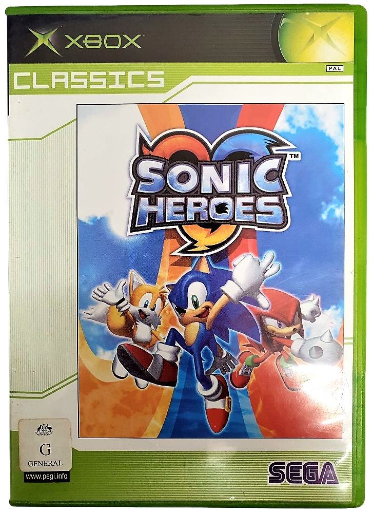 Sonic Heroes (Classics) XBOX Original PAL *Complete* (Pre-Owned)