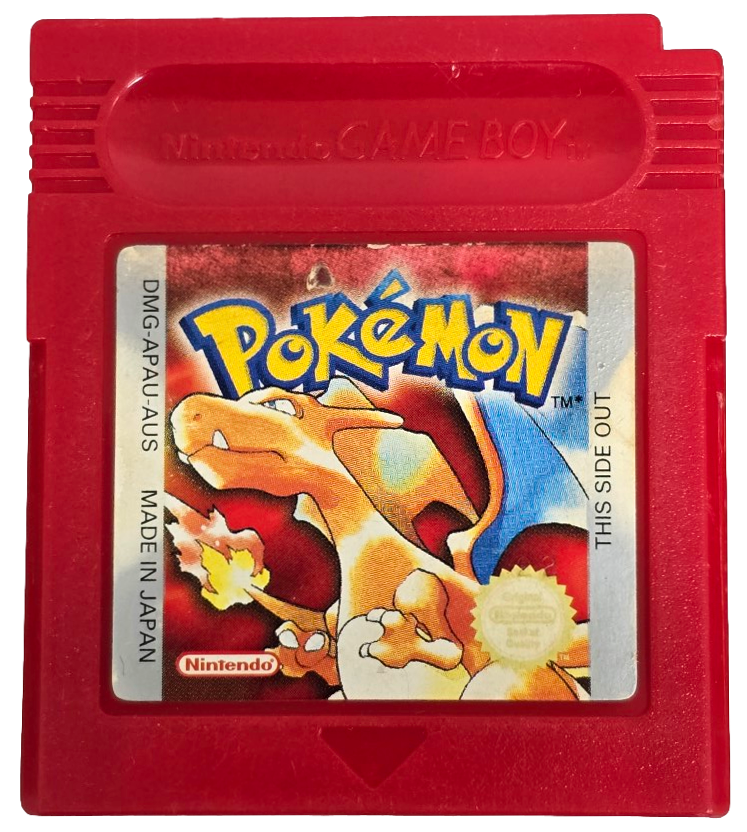 Genuine Pokemon Red Version Nintendo Gameboy (Cartridge Only) (Preowned)