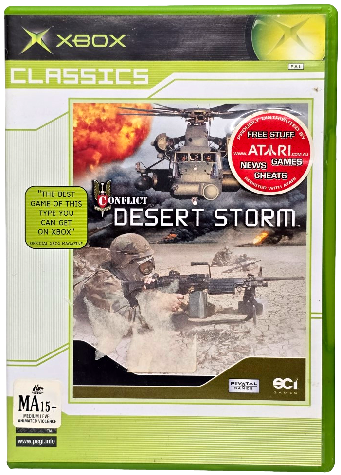 Conflict Desert Storm Xbox Original PAL (Classics) *Complete* (Pre-Owned)