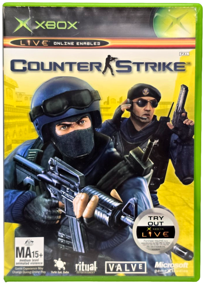 Counter Strike XBOX Original PAL *Complete* (Preowned)