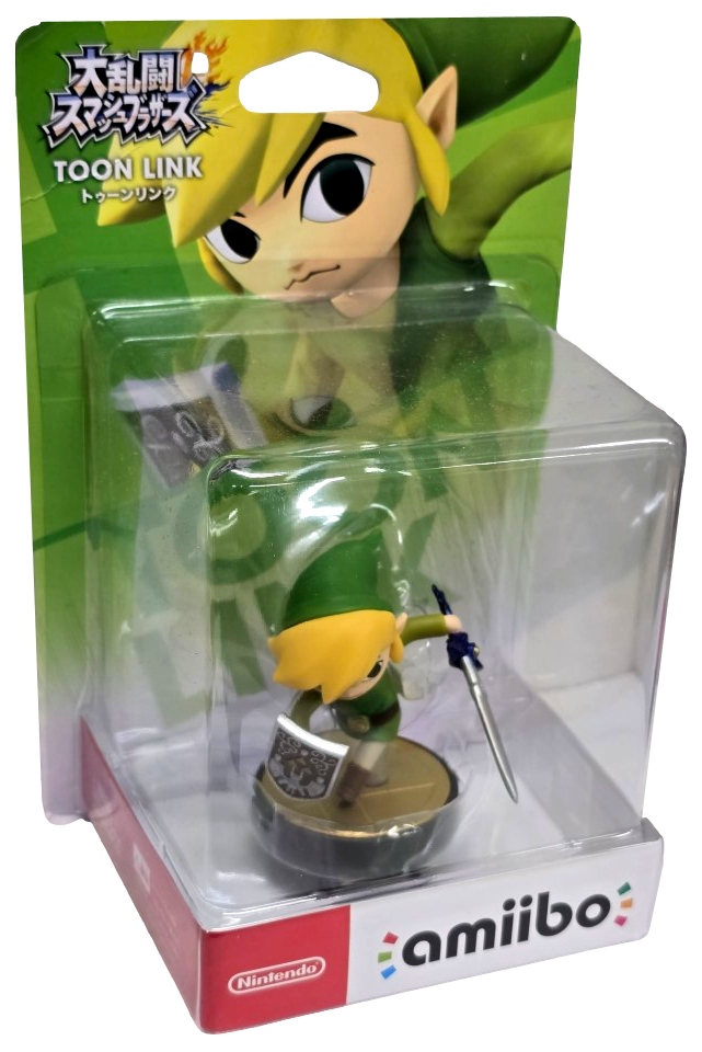 Super Smash Bros. Toon Link The Nintendo  Amiibo Japanese Stock (Preowned)