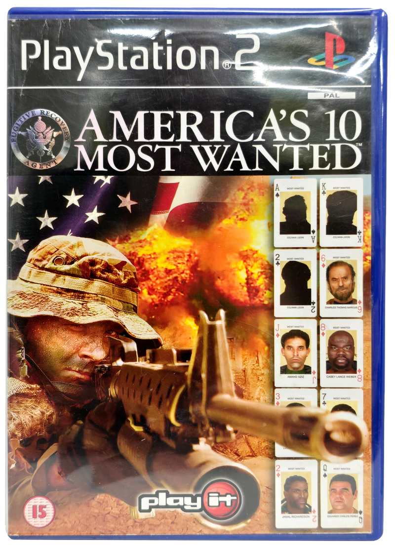 America's 10 Most Wanted PS2 PAL *No Manual* (Preowned)