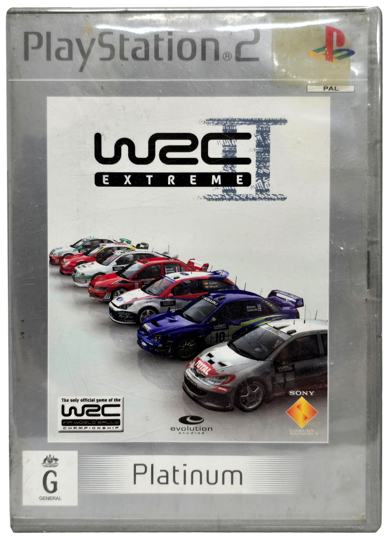 WRC II Extreme PS2 (Platinum) PAL *Complete* (Preowned)