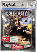 Call of Duty 2 Big Red One PS2 (Platinum) PAL *Complete*