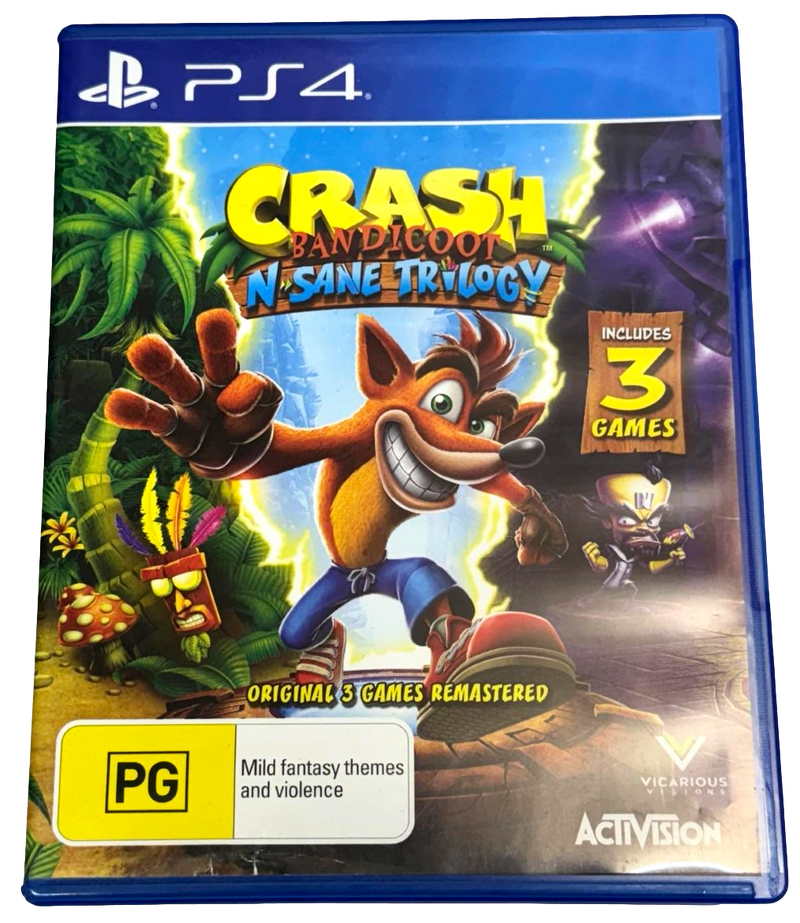 Crash Bandicoot N-Sane Trilogy Sony PS4 (Preowned)