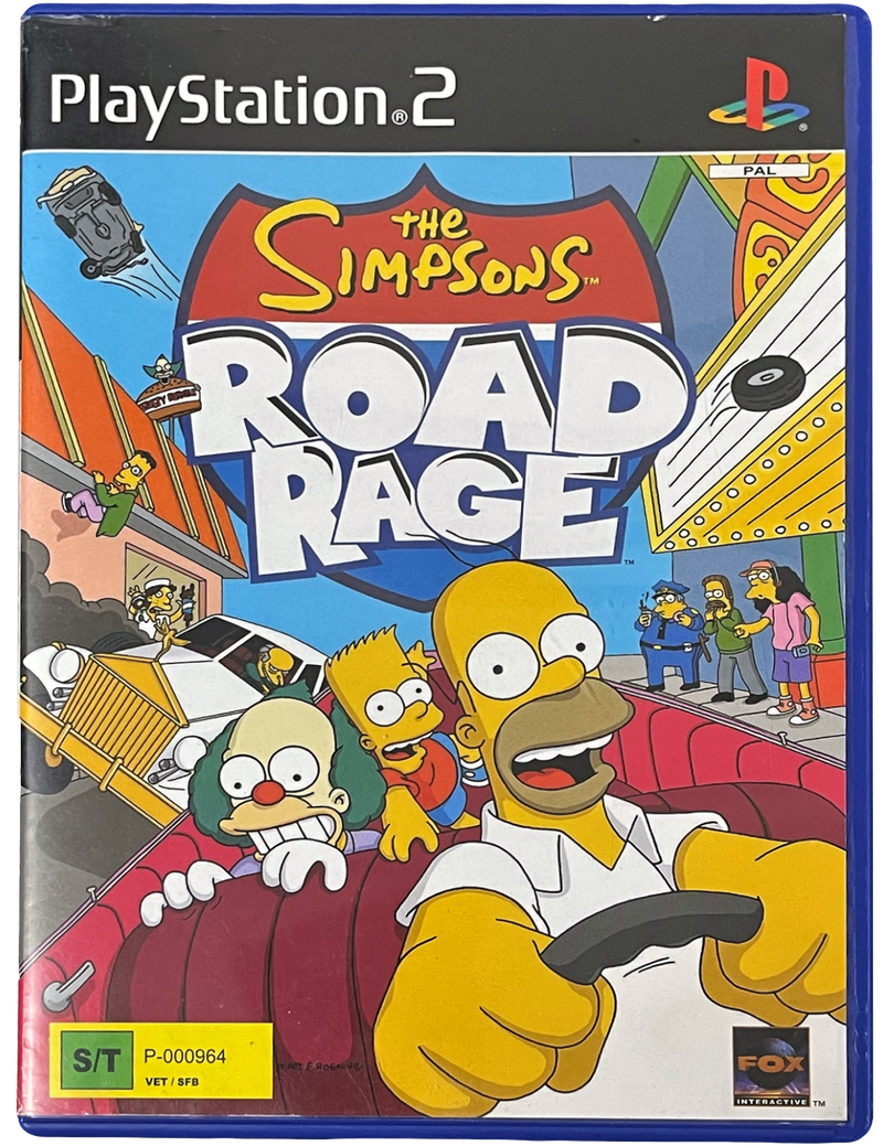 The Simpsons Road Rage PS2 PAL *No Manual* (Pre-Owned)