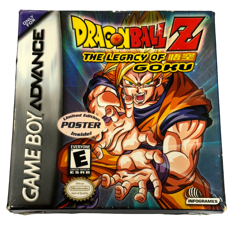 Dragonball Z The Legacy of Goku Nintendo Gameboy Advance GBA *Complete* Boxed