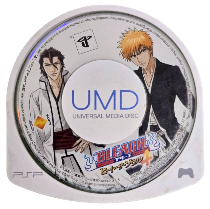 Bleach Heat The Soul 4 Sony PSP Game Disc Only (Preowned)