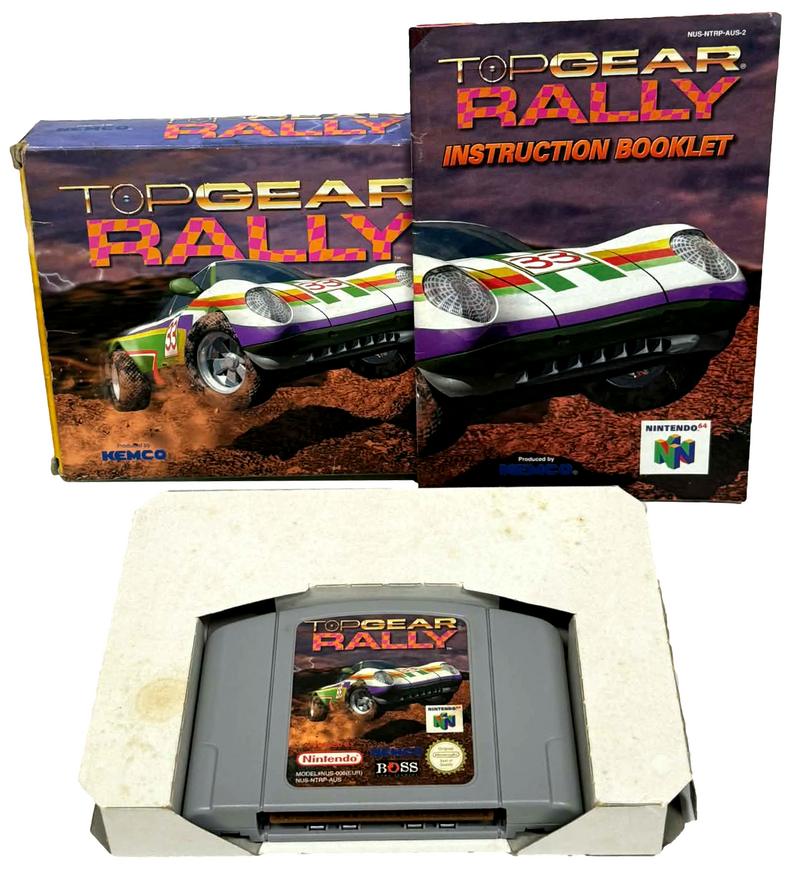 top gear rally nintendo 64 Top Gear Rally Nintendo 64 N64 Boxed PAL *Complete* (Preowned)