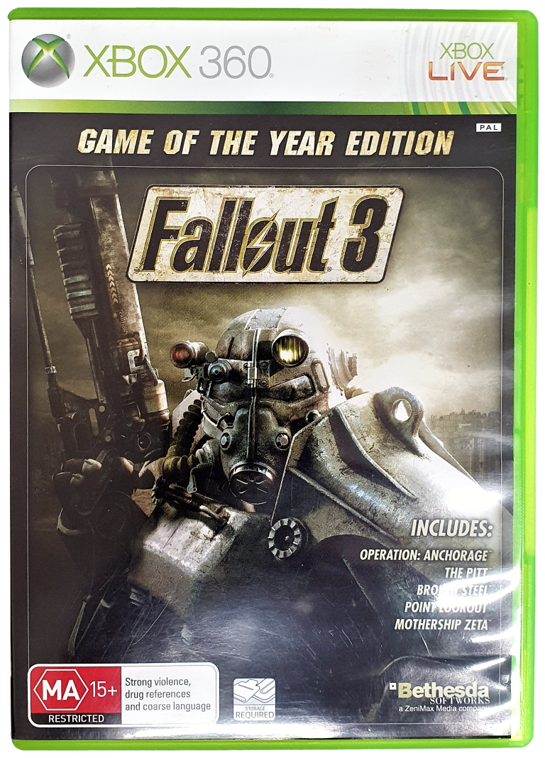 Fallout 3 GOTY Edition XBOX 360 PAL