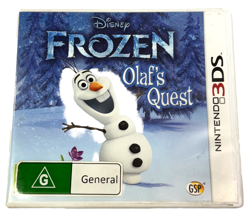 Frozen Olaf's Quest Nintendo 3DS 2DS Game (Preowned)