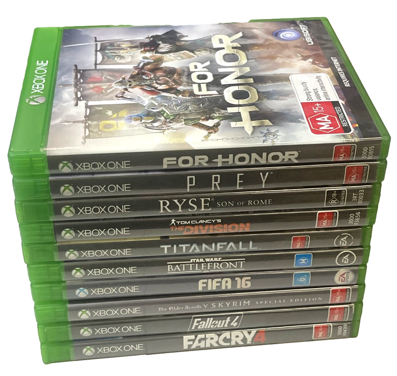 Large Game Bundle XBOX One PAL XBOXONE 10 titles Pack 3 (Preowned)