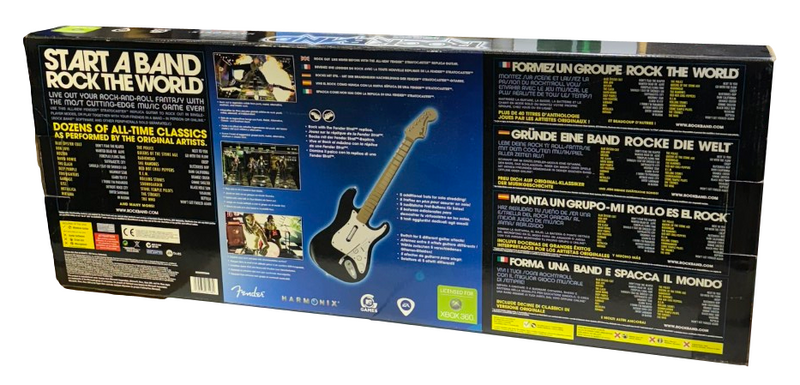 New Rock Band Wireless Fender Stratocaster Guitar XBOX 360 *Brand New*