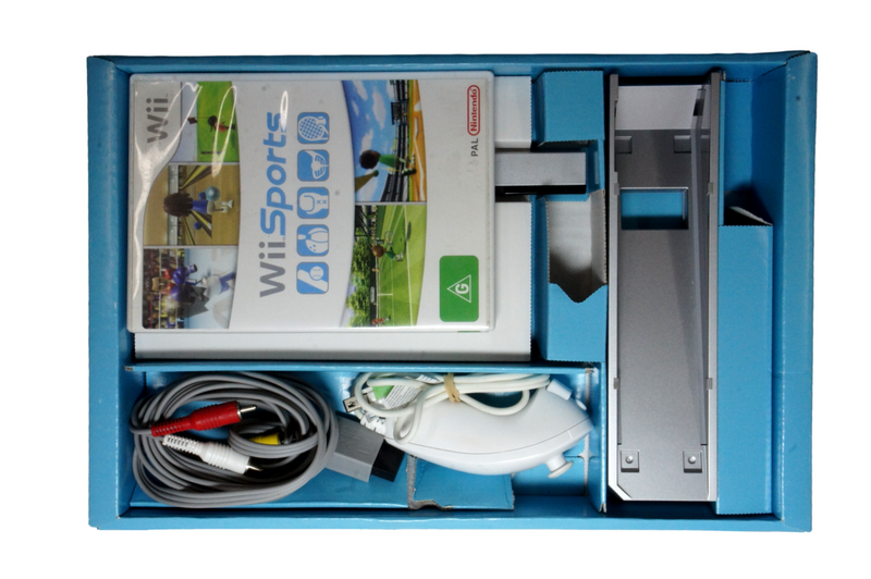 Nintendo White Wii Console + Wii Sports In Original Box RVL001(AUS)