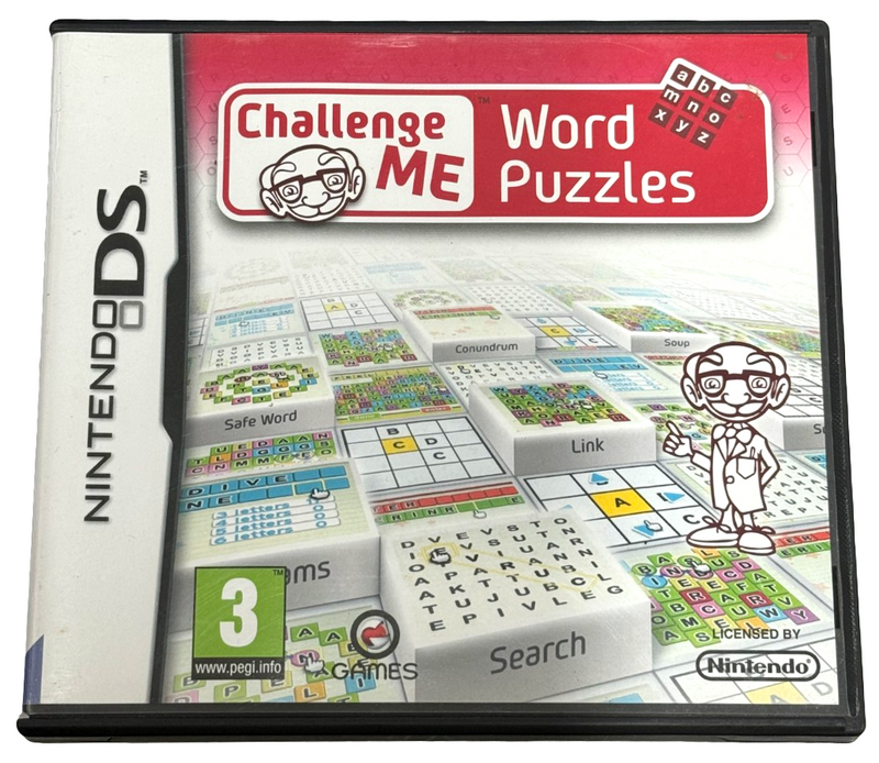 Challenge Me Word Puzzles Nintendo DS 2DS 3DS Game *Complete* (Preowned)