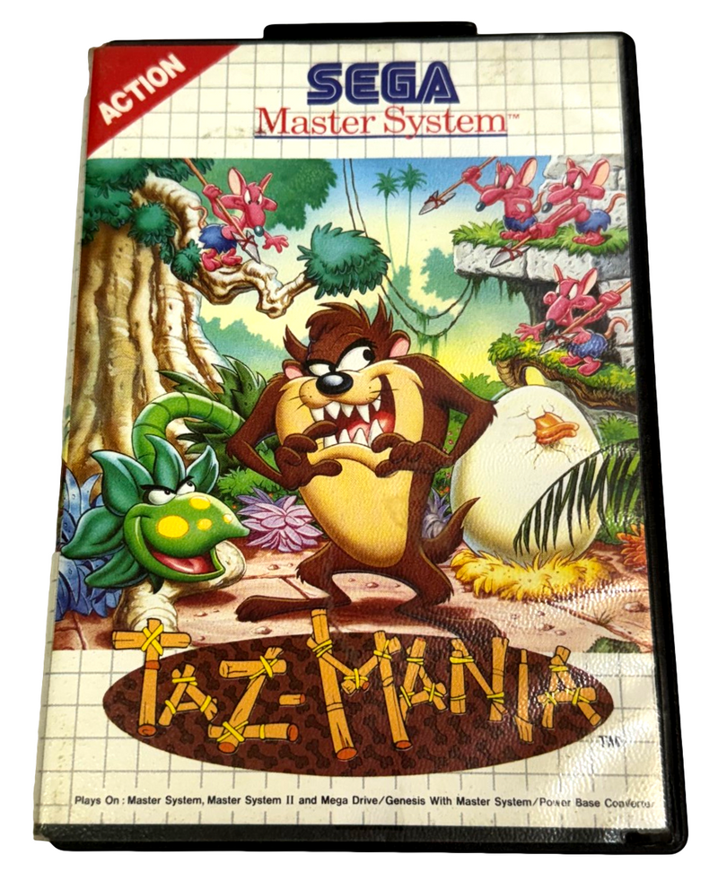 Taz-Mania Sega Master System *Complete* (Preowned)