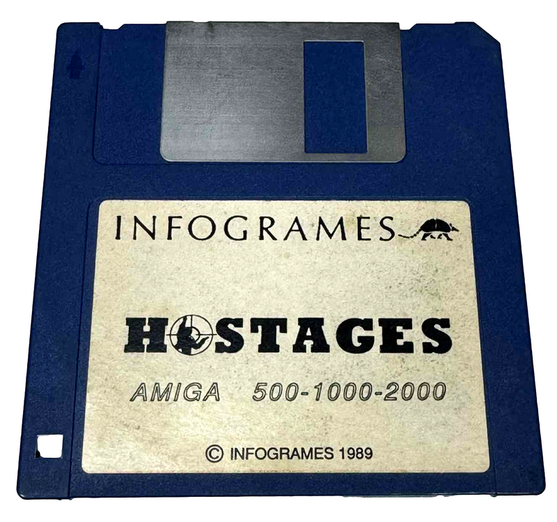 Hostages Amiga 3.5 Floppy Infogrames Software0