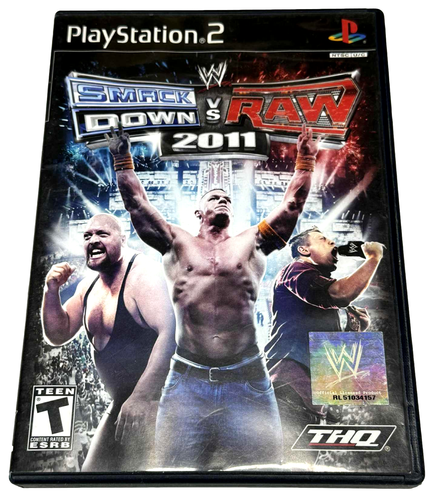 WWE Smakdown Vs Raw 2011 PS2 NTSC US/CAN PlayStation 2 *Complete*
