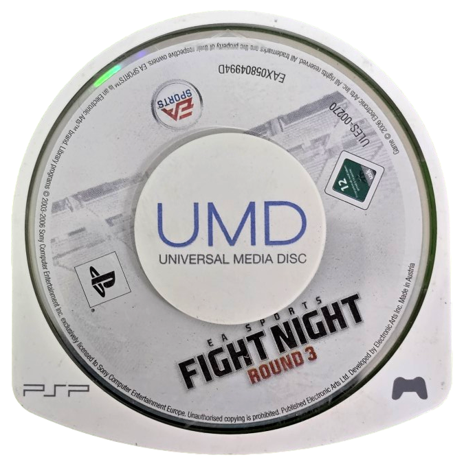 Fight Night Round 3 Sony PSP Game Disc Only (Preowned)