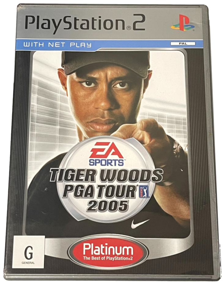 Tiger Woods PGA Tour 2005 (Platinum) PS2 PAL *Complete* (Preowned)