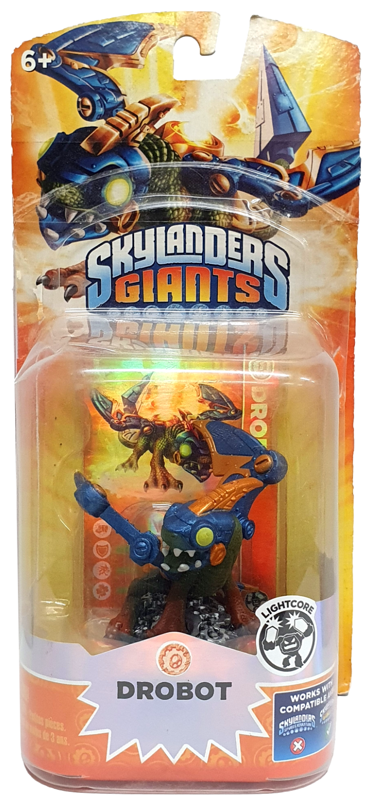 Skylanders Swap Force Character Drobot Lightcore Figurine