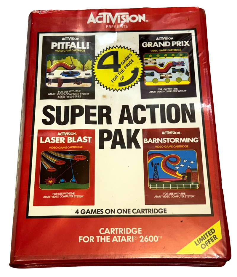 Super Action Pak Atari 2600 *Complete* (Preowned)