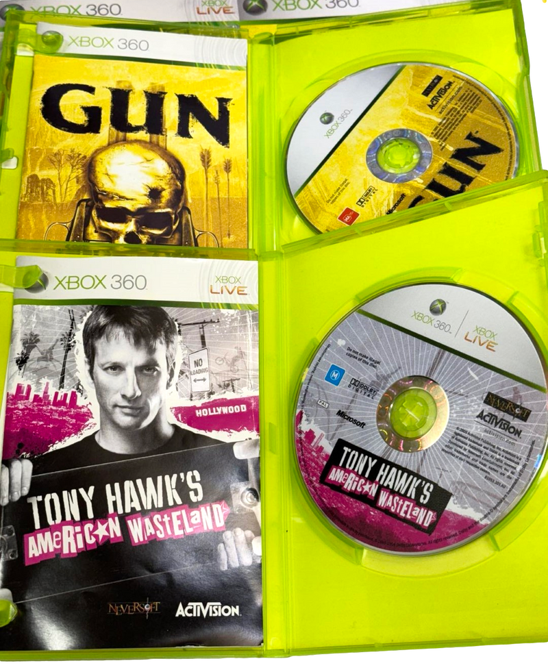 Tony Hawk's American Wasteland & Gun 2 for 1 Pack XBOX 360 PAL Collectors (Preowned)