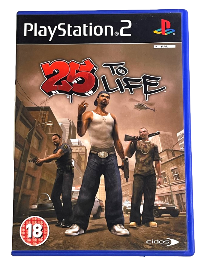 25 To Life PS2 PAL *No Manual* (Preowned)