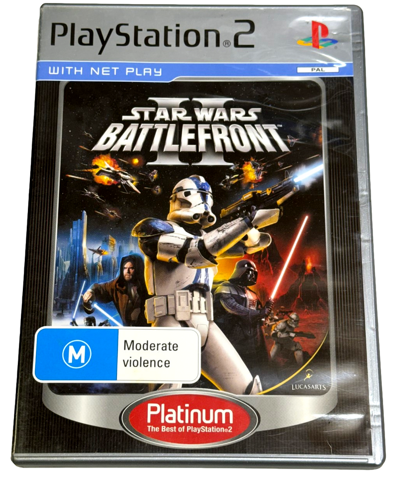 Star Wars Battlefront II PS2 (Platinum) PAL *No Manual* (Preowned)