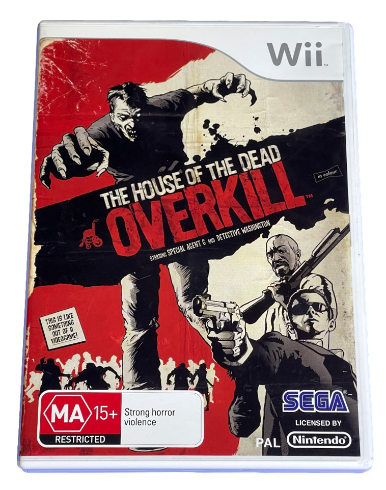 The House of The Dead Overkill Colletor's Edition Nintendo Wii PAL *No Comic*