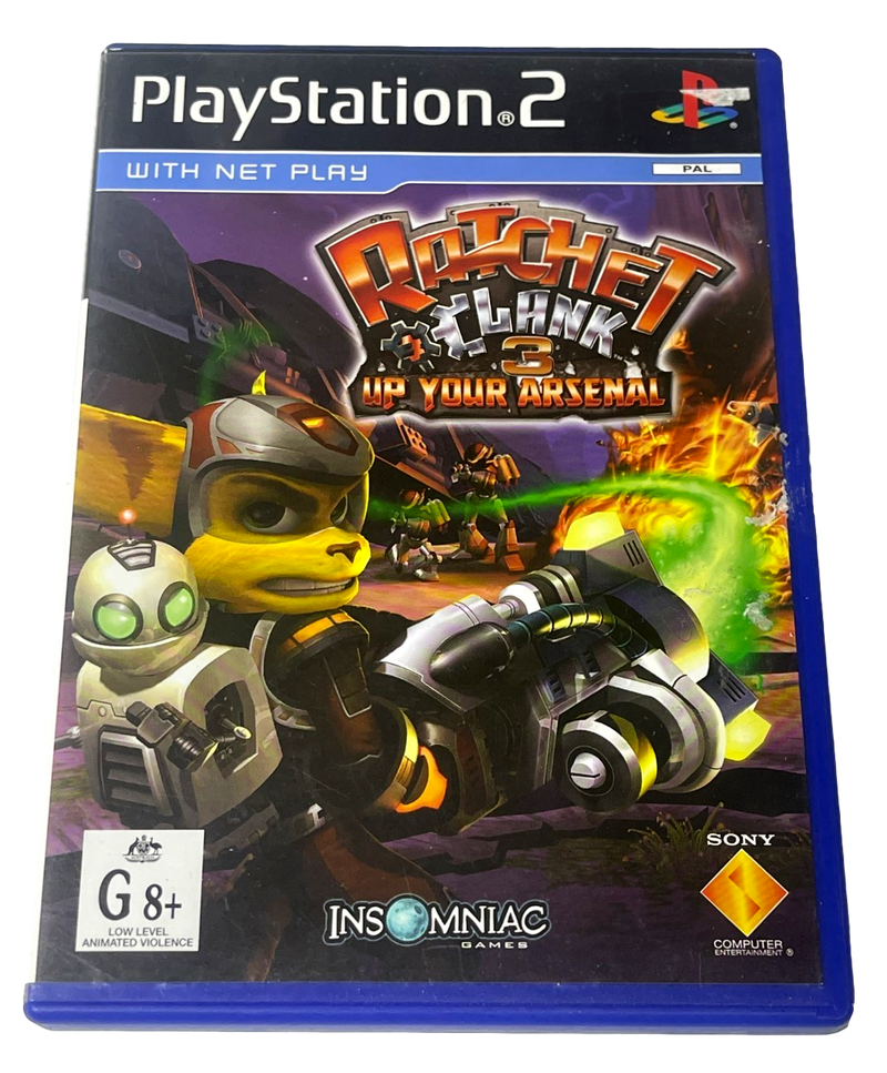 Ratchet and Clank 3 Up Your Arsenal PS2 PAL *Complete* (Preowned)