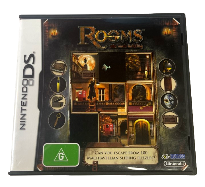 Rooms: The Main Building Nintendo DS 2DS 3DS Game *No Manual* (Preowned)