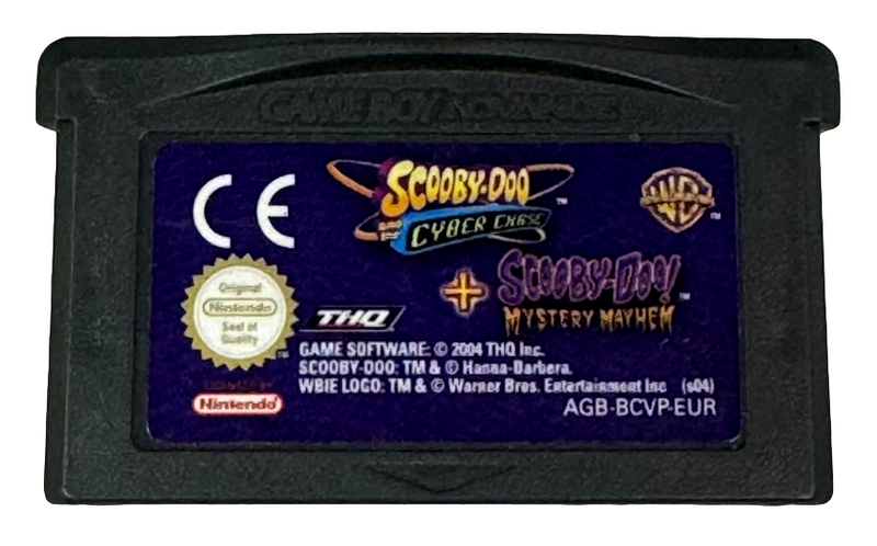 Scooby Doo Cyber Chase +  Mayhem Mayhem Nintendo GBA *Cartridge Only* (Preowned)