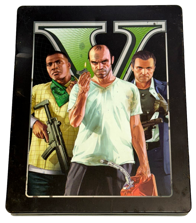 Grand Theft Auto V 5 PS3 PAL *Manual No Map* Steelbook (Preowned)