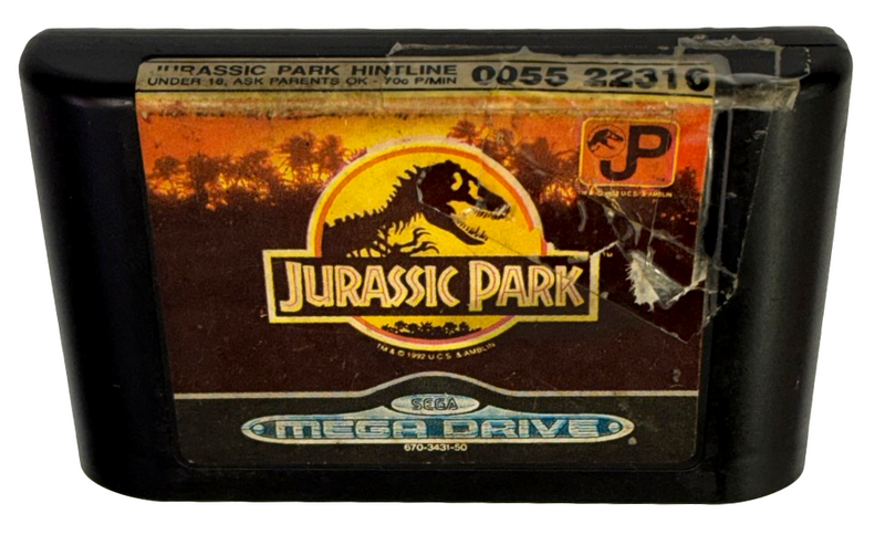 Jurassic Park Sega Mega Drive *Cartridge Only*