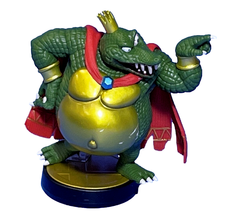 Super Smash Bros Collection N0.67 King K. Rool Nintendo Amiibo Loose (Preowned)