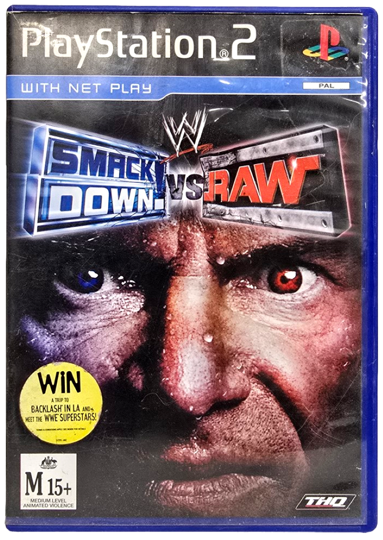 WWE Smackdown Vs Raw PS2 PAL *Complete* (Preowned)